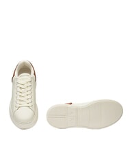 ARMANI EXCHANGE SUPER MINI-TUMBLED Zapatillas blanco roto + c&aacute;scara de coco - Zapatos Mujer - 5