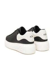 ARMANI EXCHANGE SUPER MINI-TUMBLED Zapatillas negro + blanquecino - Zapatos Mujer - 3