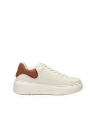 ARMANI EXCHANGE SUPER MINI-TUMBLED Zapatillas blanco roto + c&aacute;scara de coco - Zapatos Mujer - 3