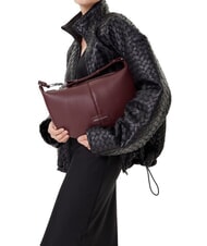 ARMANI EXCHANGE LIZ PEBBLE Bolso de hombro grande tipo hobo ranura - Bolsos Mujer - 6