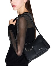 ARMANI EXCHANGE A|X Chain  Bolso de hombro peque&ntilde;o negro - Bolsos Mujer - 5