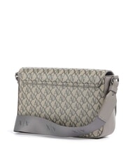 ARMANI EXCHANGE WAVE MONOGRAM Bolso de hombro sonido arena / lubina marr&oacute;n - Bolsos Mujer - 2