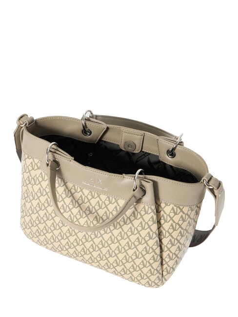 A|X BICOLOR Bolso de mano, con bandolera sonido arena / lubina marr&oacute;n - Bolsos Mujer