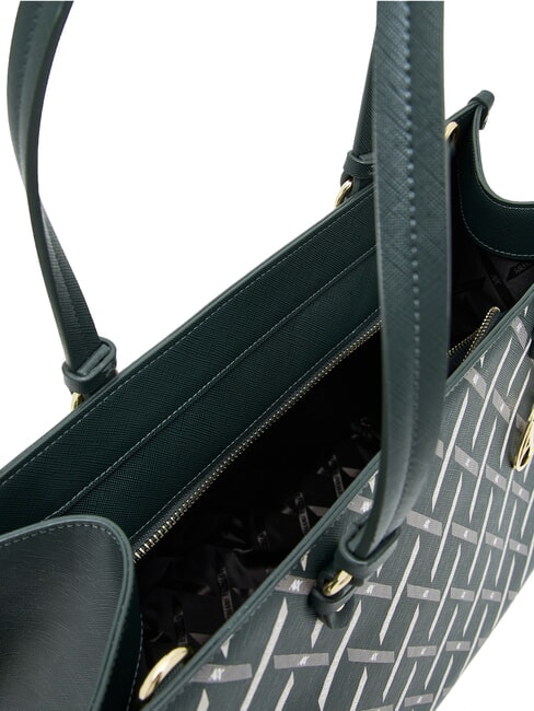 A|X LOGO ALL OVER Bolso de hombro, con correa para el hombro batir verde / batir verde - Bolsos Mujer