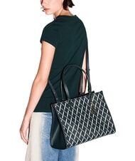 ARMANI EXCHANGE A|X LOGO ALL OVER Bolso de hombro, con correa para el hombro batir verde / batir verde - Bolsos Mujer - 5