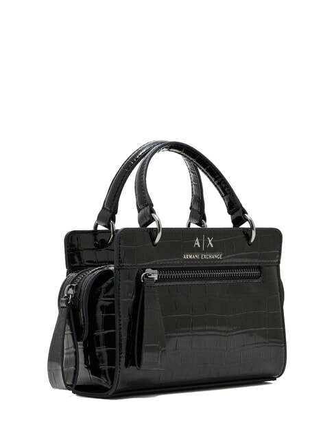 A|X CROCO Micro bolso de mano, con bandolera negro - Bolsos Mujer