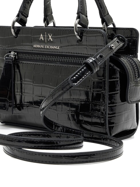 A|X CROCO Micro bolso de mano, con bandolera negro - Bolsos Mujer