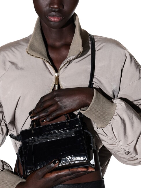 A|X CROCO Micro bolso de mano, con bandolera negro - Bolsos Mujer