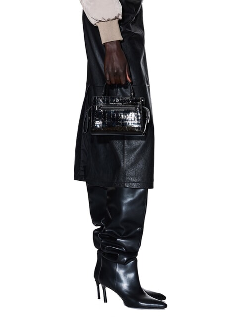 A|X CROCO Micro bolso de mano, con bandolera negro - Bolsos Mujer