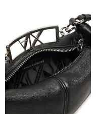 ARMANI EXCHANGE A|X SAFFIANO Mini bolso de hombro negro - Bolsos Mujer - 4
