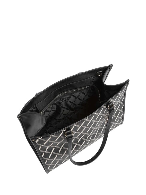 A|X LOGO ALL OVER Bolso de hombro, con correa para el hombro negro / negro - Bolsos Mujer