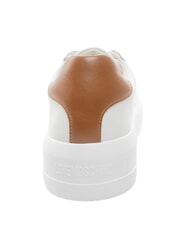 LOVE MOSCHINO ECLIPSE 50 Zapatillas de cuero blanco/cuero - Zapatos Mujer - 5