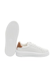 LOVE MOSCHINO ECLIPSE 50 Zapatillas de cuero blanco/cuero - Zapatos Mujer - 6