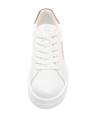 LOVE MOSCHINO ECLIPSE 50 Zapatillas de cuero blanco/cuero - Zapatos Mujer - 3