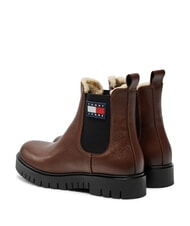 TOMMY HILFIGER TH JEANS Botines de piel marr&oacute;n - Zapatos Mujer - 3