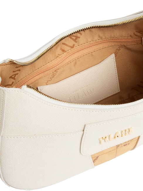 BLOO CITY Bolso de hombro en forma de media luna Marfil - Bolsos Mujer