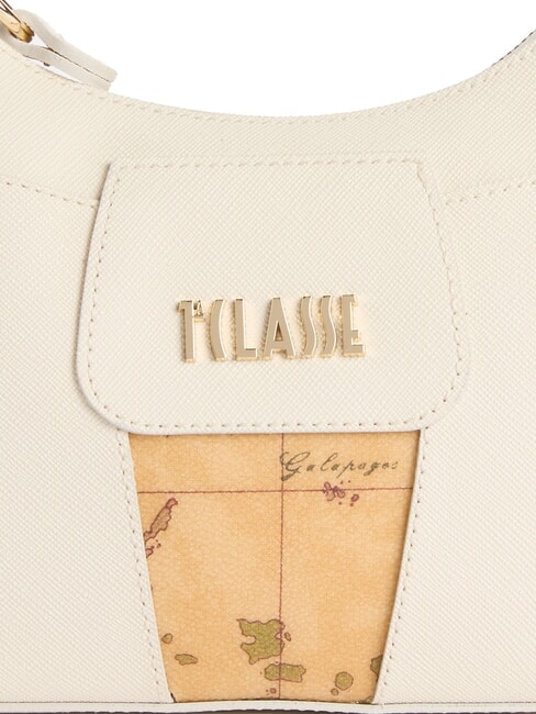 BLOO CITY Bolso de hombro en forma de media luna Marfil - Bolsos Mujer