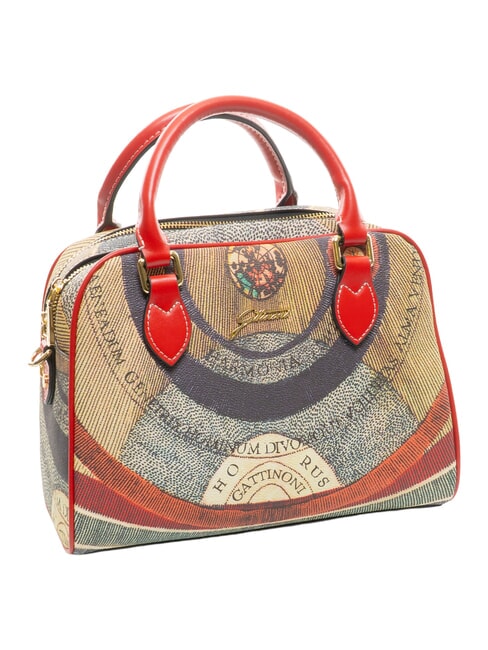 PLANETARIUM Bolso mediano tipo c&uacute;pula con correa para el hombro cl&aacute;sico/coral - Bolsos Mujer