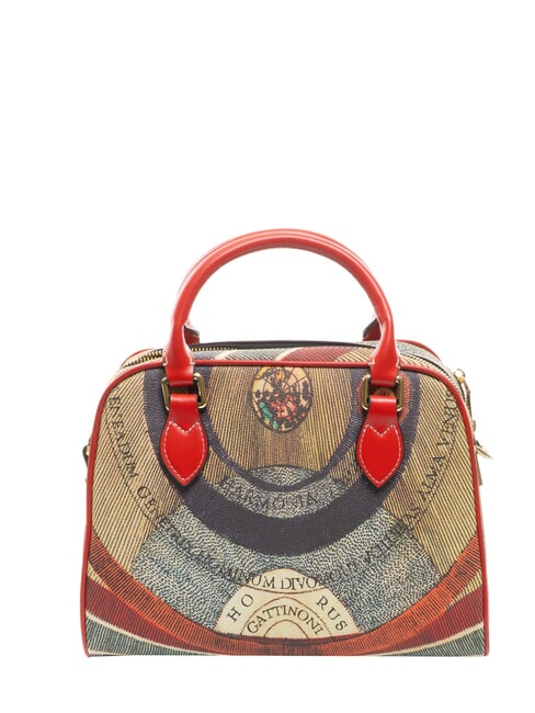 PLANETARIUM Bolso mediano tipo c&uacute;pula con correa para el hombro cl&aacute;sico/coral - Bolsos Mujer