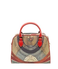 GATTINONI PLANETARIUM Bolso mediano tipo c&uacute;pula con correa para el hombro cl&aacute;sico/coral - Bolsos Mujer - 4