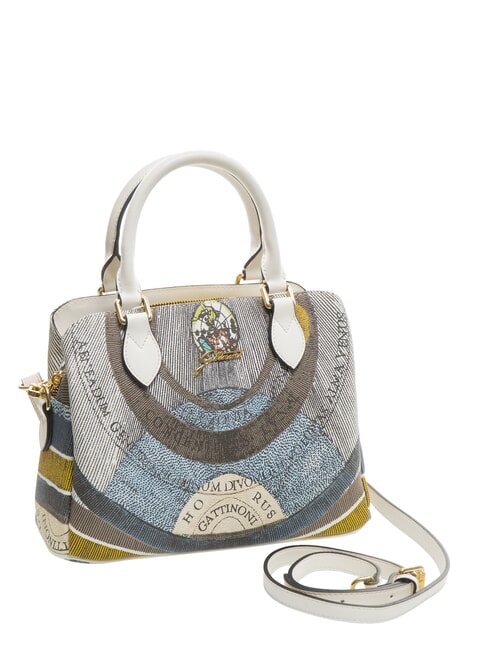 PLANETARIUM Bolso mediano con bandolera Luna/blanca - Bolsos Mujer