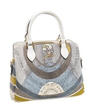 GATTINONI PLANETARIUM Bolso mediano con bandolera Luna/blanca - Bolsos Mujer - 2