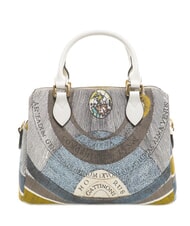 GATTINONI PLANETARIUM Bolso mediano con bandolera Luna/blanca - Bolsos Mujer - 4