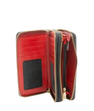 GATTINONI PLANETARIUM Cartera grande con doble cremallera cl&aacute;sico/coral - Carteras Mujer - 2