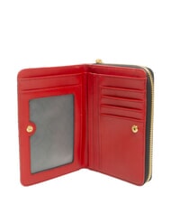 GATTINONI PLANETARIUM Monedero mediano tipo billetera cl&aacute;sico/coral - Carteras Mujer - 2