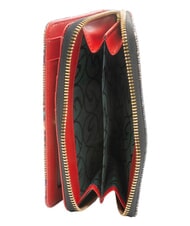 GATTINONI PLANETARIUM Monedero mediano tipo billetera cl&aacute;sico/coral - Carteras Mujer - 4