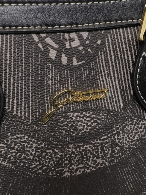 PLANETARIUM Bolso grande monocrom&aacute;tico gris claro/negro - Bolsos Mujer