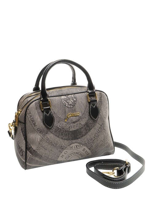 PLANETARIUM Bolso mediano tipo c&uacute;pula con correa para el hombro monocrom&aacute;tico gris claro/negro - Bolsos Mujer