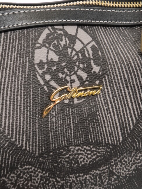 PLANETARIUM Bolso de hombro con correa para el hombro monocrom&aacute;tico gris claro/negro - Bolsos Mujer