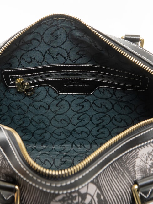 PLANETARIUM Bolso de hombro con correa para el hombro monocrom&aacute;tico gris claro/negro - Bolsos Mujer