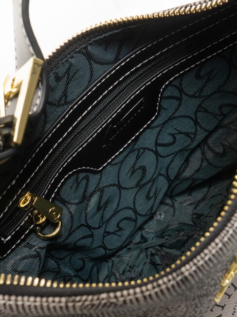 PLANETARIUM Bolso de hombro monocrom&aacute;tico gris claro/negro - Bolsos Mujer