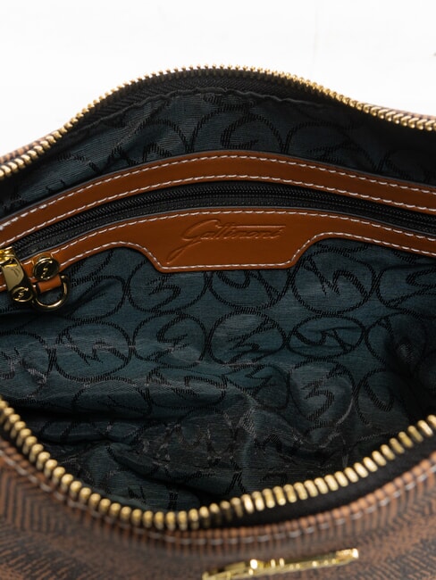 PLANETARIUM Bolso de hombro bronceado monocrom&aacute;tico - Bolsos Mujer