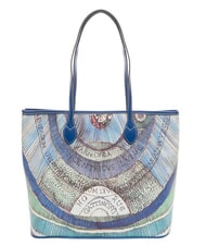 GATTINONI PLANETARIUM Bolsa de compras mediana aguamarina/azul marino - Bolsos Mujer - 4