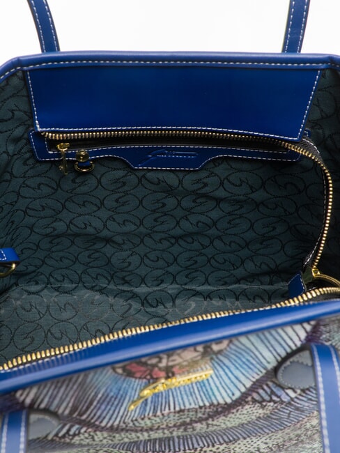 PLANETARIUM Bolsa de compras mediana aguamarina/azul marino - Bolsos Mujer