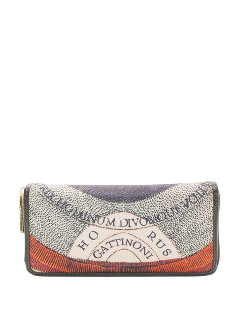 MAYA Cartera con cremallera monocrom&aacute;tico gris claro/negro - Carteras Mujer