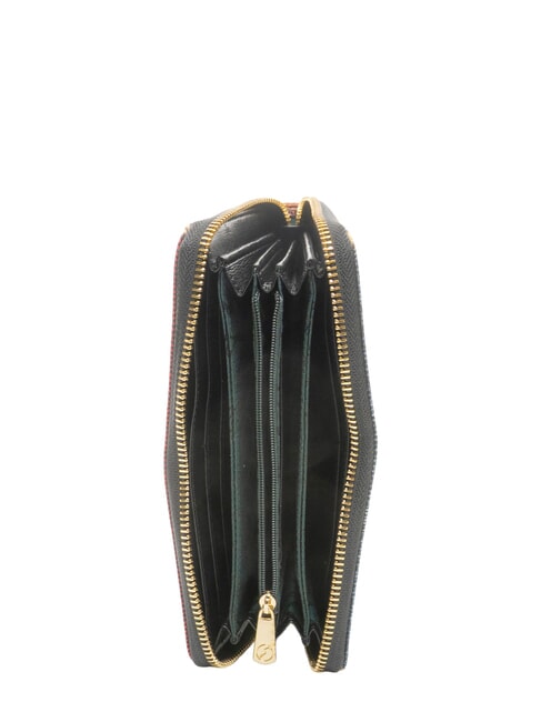 MAYA Cartera con cremallera cheque/negro - Carteras Mujer