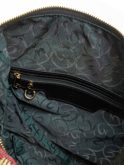 MAYA Bolso de hombro maxi cheque/negro - Bolsos Mujer