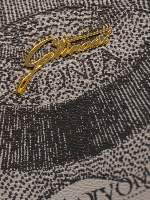 PLANETARIUM Bolso de hombro monocrom&aacute;tico gris claro/negro - Bolsos Mujer