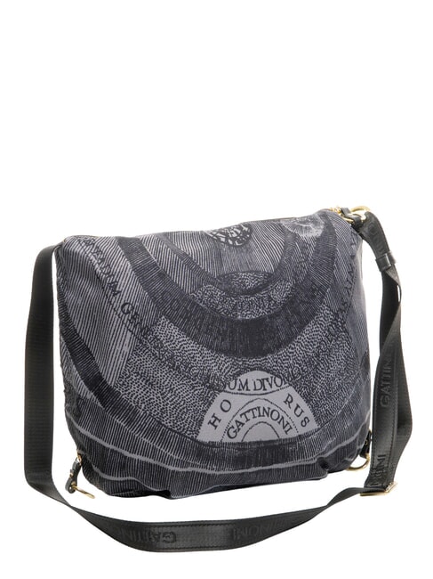 MAYA Bolso de hombro maxi monocrom&aacute;tico gris claro/negro - Bolsos Mujer