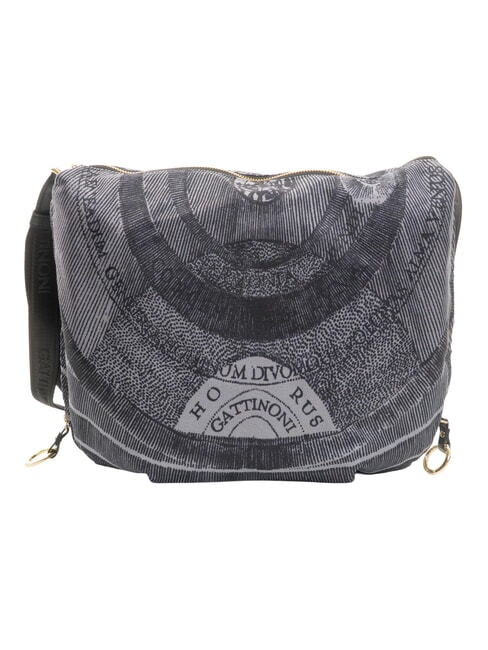 MAYA Bolso de hombro maxi monocrom&aacute;tico gris claro/negro - Bolsos Mujer