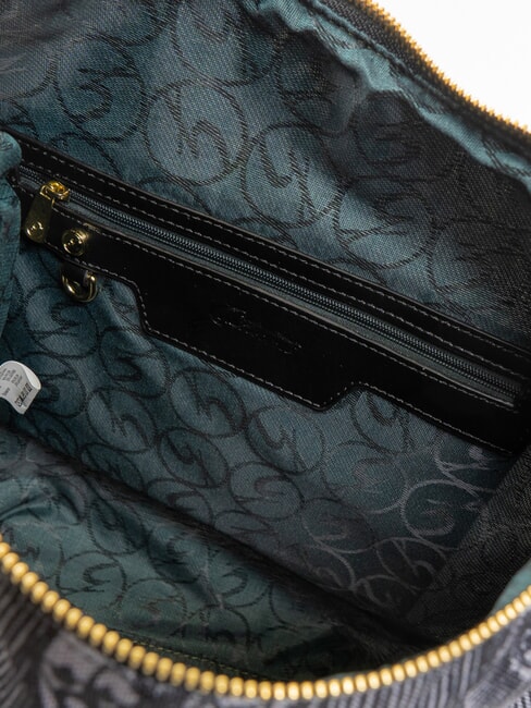 MAYA Bolso de hombro maxi monocrom&aacute;tico gris claro/negro - Bolsos Mujer