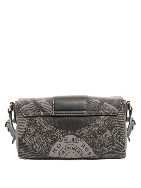 PLANETARIUM Bolso de hombro con solapa monocrom&aacute;tico gris claro/negro - Bolsos Mujer
