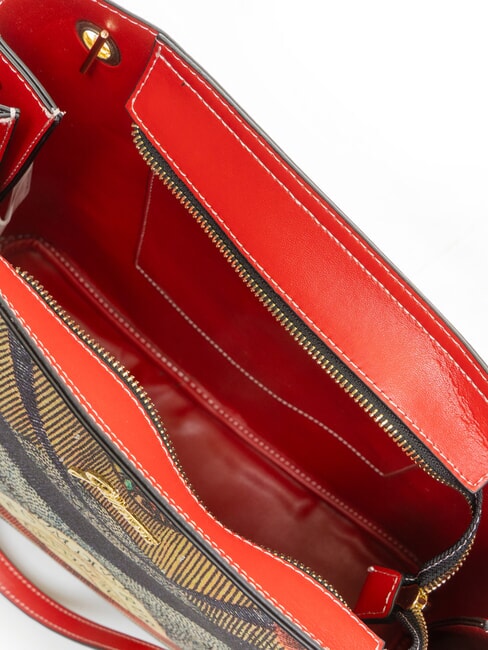 PLANETARIUM Bolso de hombro cl&aacute;sico/coral - Bolsos Mujer