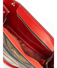 GATTINONI PLANETARIUM Bolso de hombro cl&aacute;sico/coral - Bolsos Mujer - 5