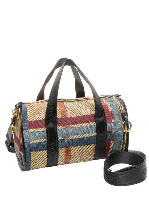 MAYA Bolso de mano con bandolera cheque/negro - Bolsos Mujer