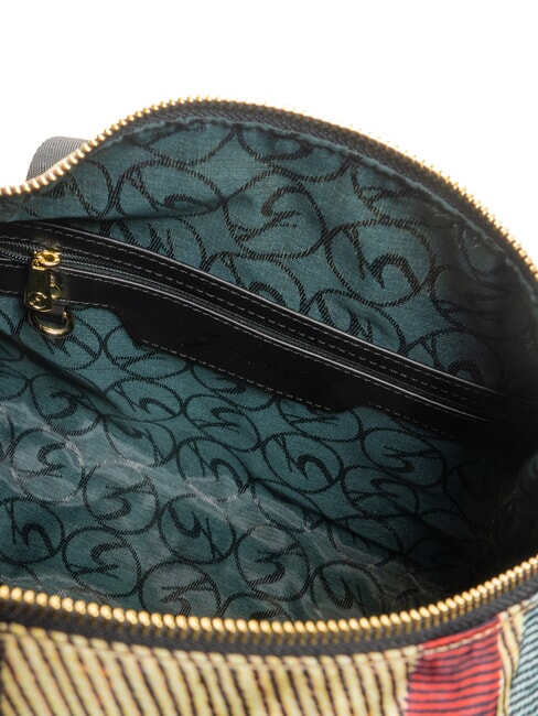 MAYA Bolso de mano con bandolera cheque/negro - Bolsos Mujer